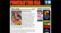 Desktop Screenshot of powerliftingusa.com